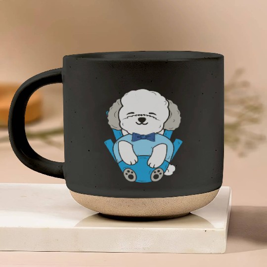 Bichon Frise Dog Lover Dog Breeder Puppy Paw Love Pottery Mugs