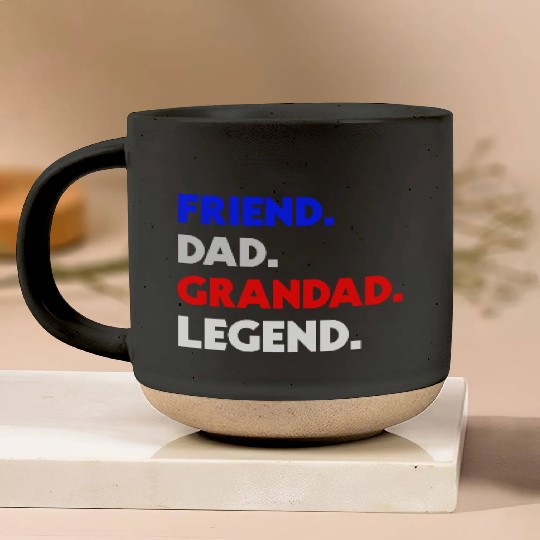 FRIEND DAD GRANDAD LEGEND Pottery Mugs