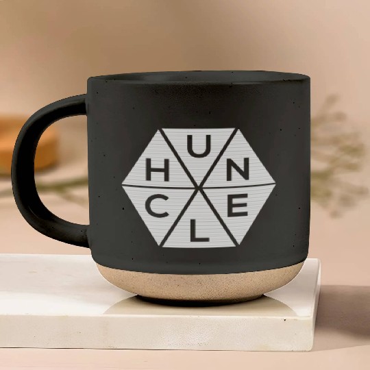 Abstract Triangle Huncle Pottery Mugs