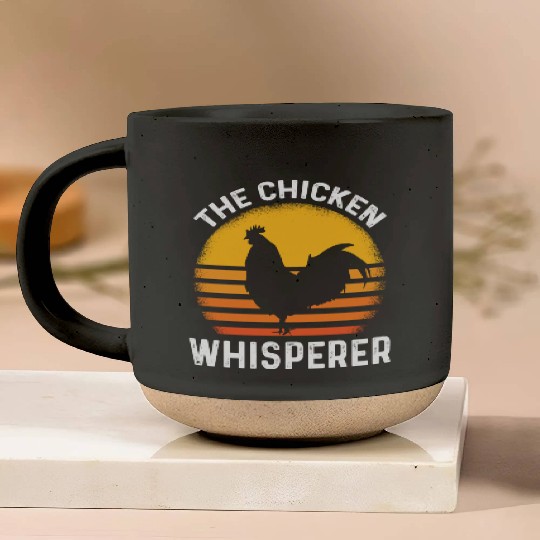 The Chicken Whisperer Funny Chicken Lover Farming Pottery Mugs