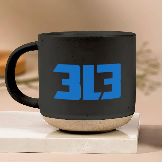 detroit lions 313 Pottery Mugs