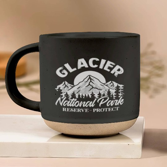 Glacier National Park Reserve Protect Pottery Mugs