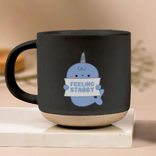 Feeling Stabby, Narwhal Pottery Mugs