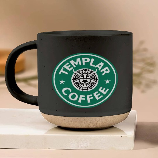 Knights' Templar Coffee Pottery Mugs