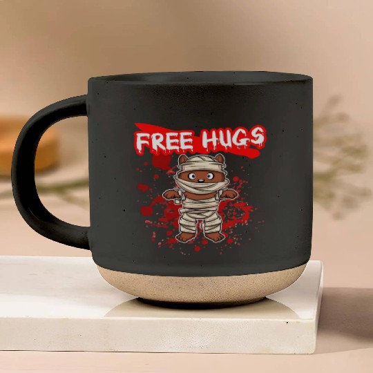 Free Hugs Halloween Sarcasm Scary Creepy Costume Pottery Mugs