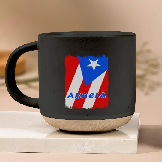 Puerto Rico grandmother flags design Pottery Mugs