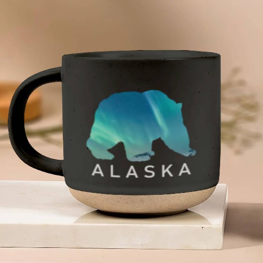 Alaska Gift USA Natur Bär Denali Grizzly Wald Pottery Mugs
