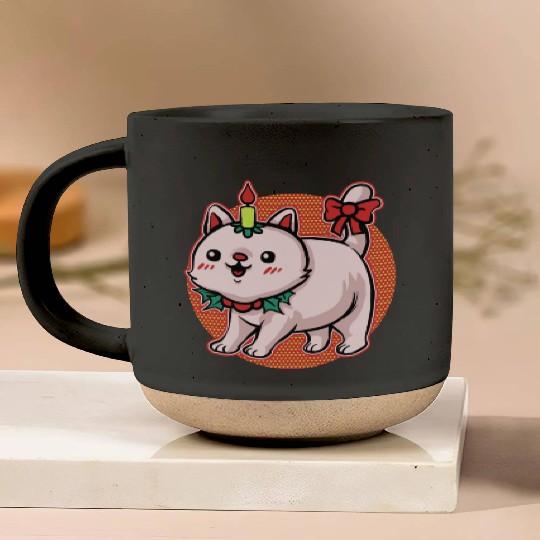Christmas Ugly Christmas Cat Mieze Xmas Cat Pottery Mugs