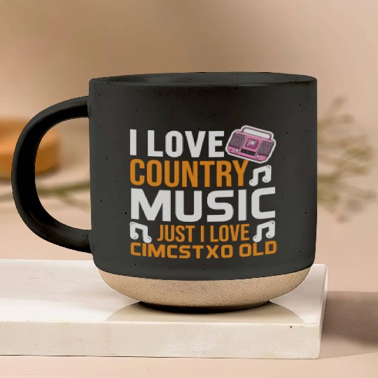 I love Country Music Pottery Mugs