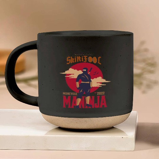 NInja Blue Red SkiriFooL Pottery Mugs