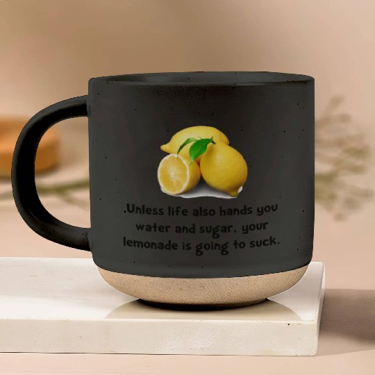 Lemonade Suck Pottery Mugs