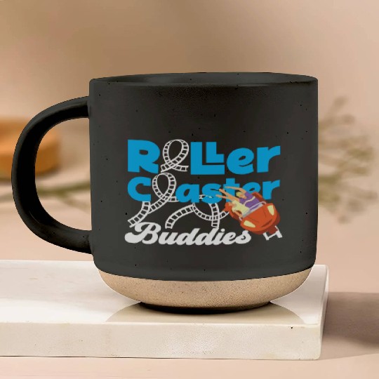 Roller Coaster Friends Besties Pottery Mugs