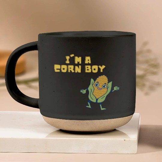 Corn Boy - Corntastic Design Corn Kid Pottery Mugs