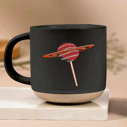 Saturn Planet Lollipop Pottery Mugs