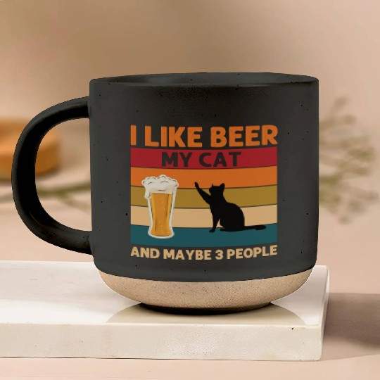 Funny Cat Lover Gift Pottery Mugs