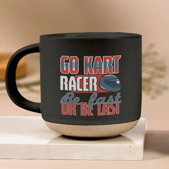 Its A Race Day Go Kart Racing Pottery Mugs