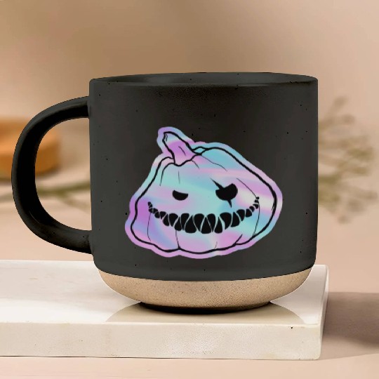 Pumpkin Halloween Pottery Mugs