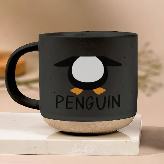 Penguin Halloween Costume Pottery Mugs
