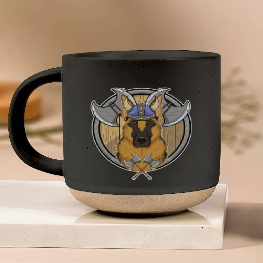 German Shepherd I Valhalla I Viking Pottery Mugs