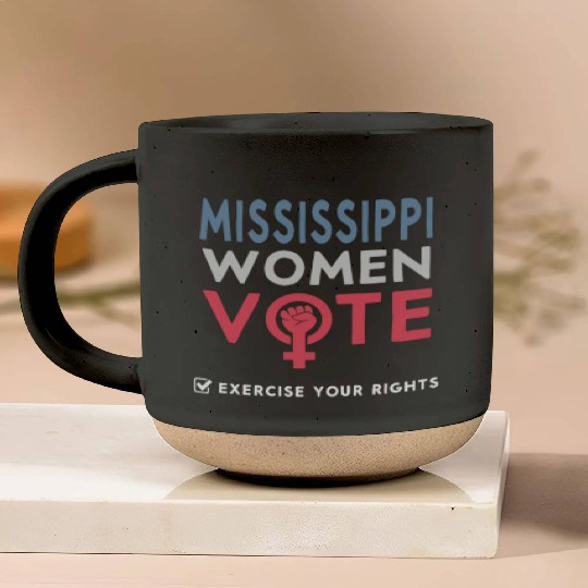 Mississippi Women Vote Voter 2022 Election Pottery Mugs