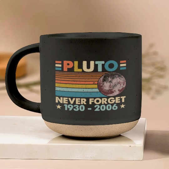 Pluto Never Forget Astronomy Space Science Nerd Pottery Mugs