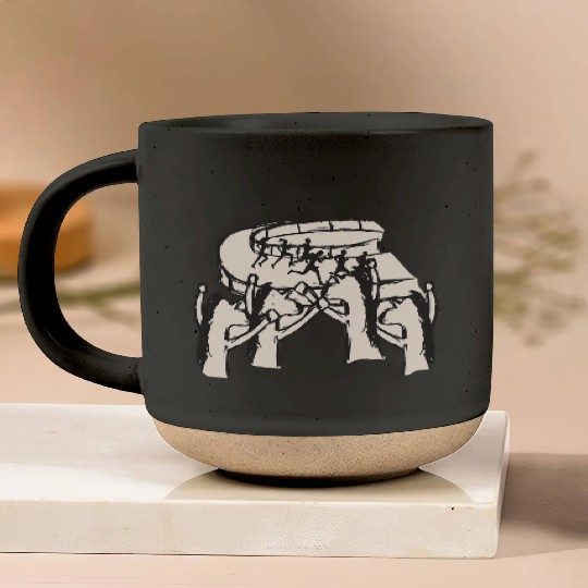 Horses Betting On Humans Racing Equestrian Gift Pottery Mugs