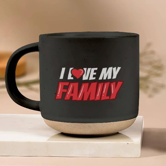 I Love My Family Families Reunion Gathering Pottery Mugs