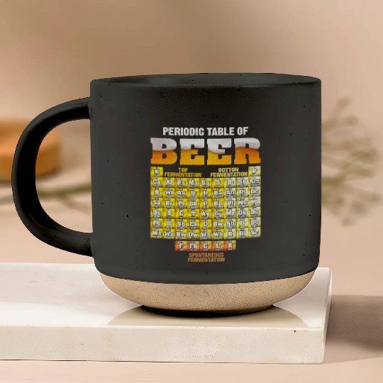 Chemical Periodic Table Types Of Beer Pottery Mugs