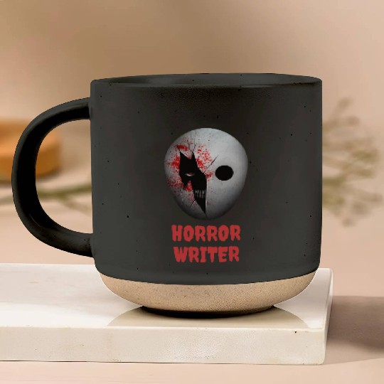 Horror Writer Halloween Costume Pottery Mugs