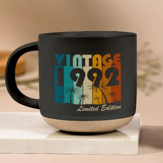 Vintage 1992 Vintage Retro Birthday Gift Pottery Mugs