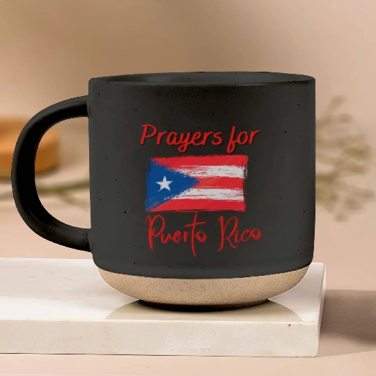 Puerto Rico Prayers Pottery Mugs