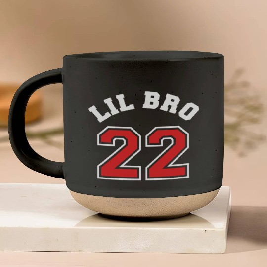Lil Bro 2022 Little Brother Baby Family Birth Boy Pottery Mugs