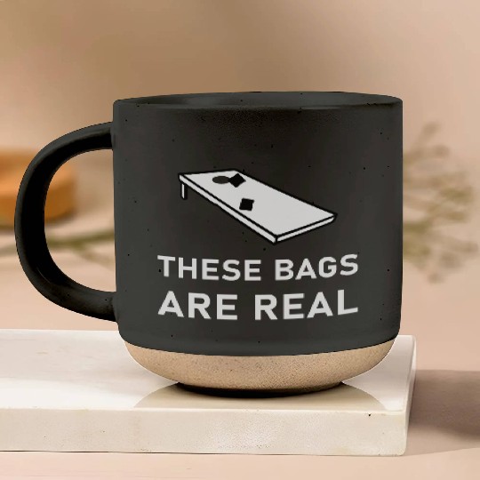 These Bags Are Real - Cornhole Pottery Mugs