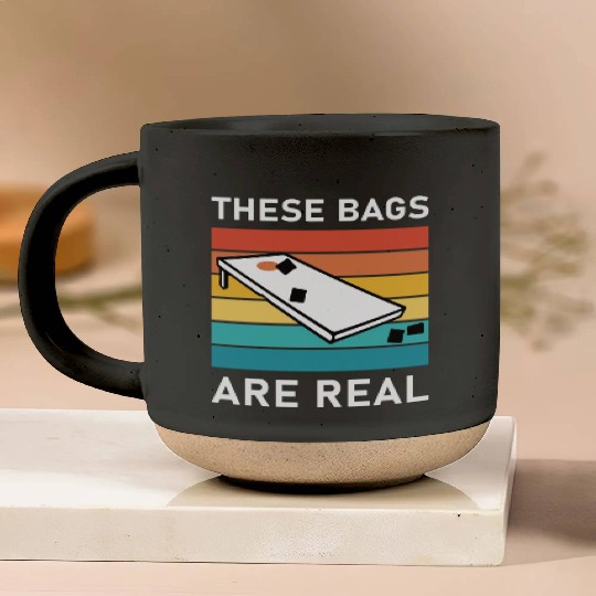 These Bags Are Real - Cornhole Pottery Mugs