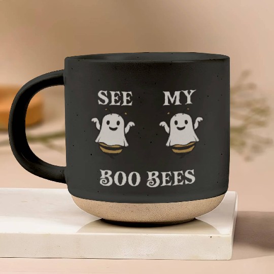 See My Boo Bees Pottery Mugs