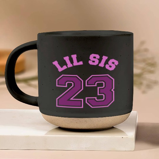 Lil Sis 2023 Little Sister Baby Family Birth Child Pottery Mugs