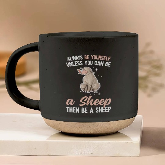 Cute Lamb Saying - Farmer & Sheep Pottery Mugs