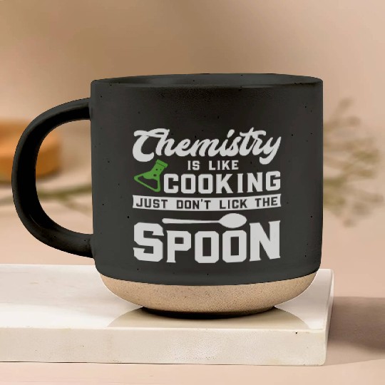 Womens Chemistry Is Like Cooking Science Lover Pottery Mugs