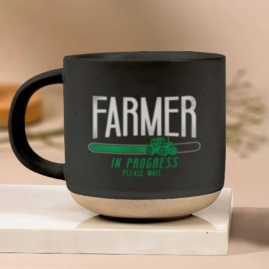 Farming Farmer Tractor Vintage Pottery Mugs
