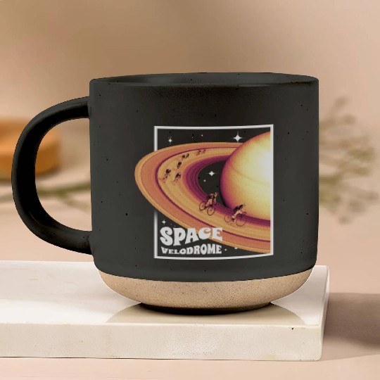 Space astronaut science planets astronomy design Pottery Mugs