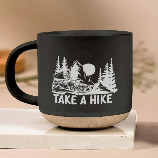 Go For A Hike, Take A Hike Pottery Mugs