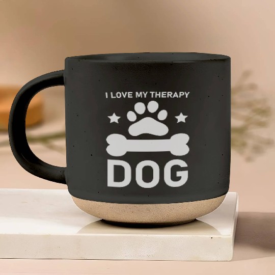 I love my Therapy Dog Pottery Mugs