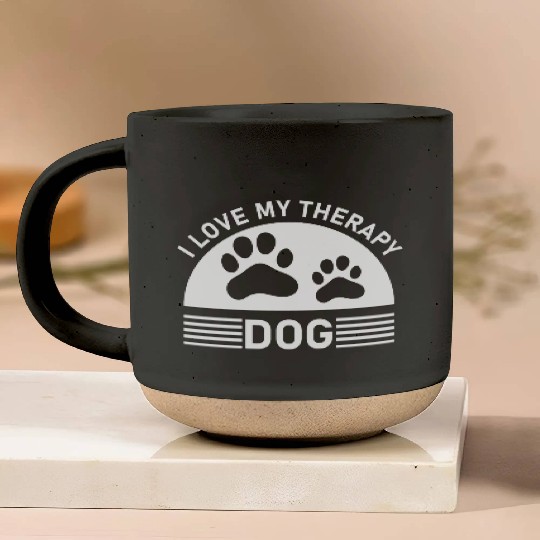 I love my Therapy Dog Pottery Mugs