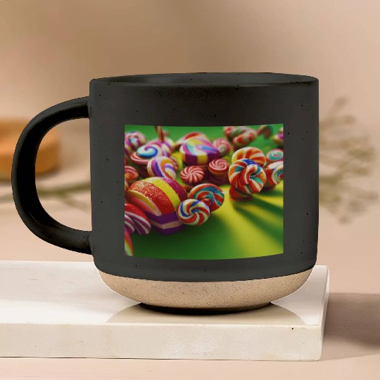 A glimpse into candy land version 2 Pottery Mugs