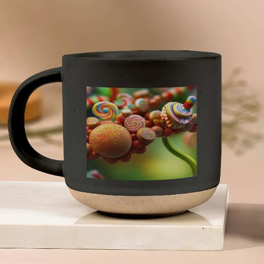 A glimpse into candy land version 4 Pottery Mugs