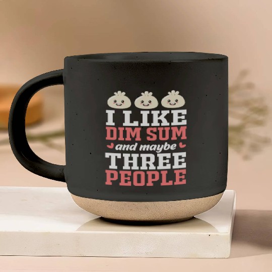 Funny Dim Sum Lover Dumpling Chinese Food Pottery Mugs