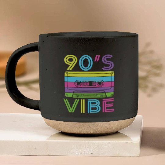 90s Vibe Pottery Mugs for 90s Music Lover