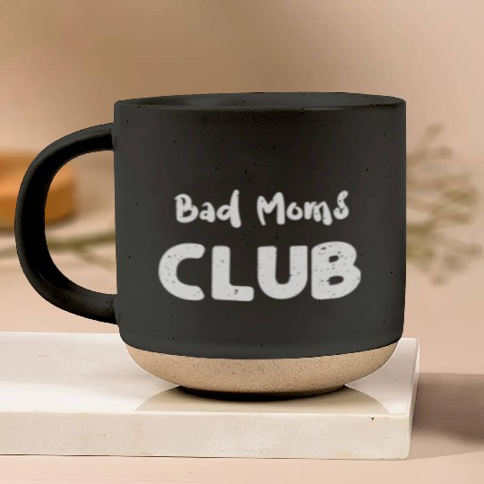 Bad Moms Club - Cheetah Pottery Mugs