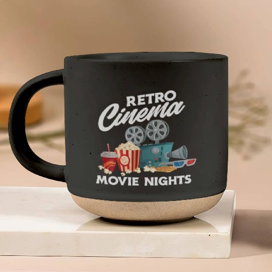Retro Film Movie Lover Movie Fan Pottery Mugs