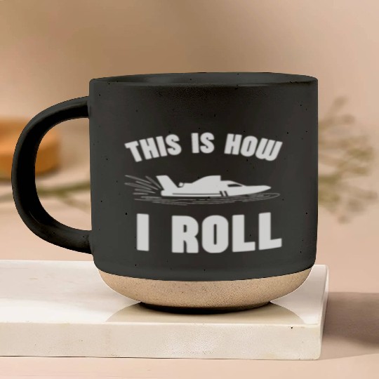 Drag Boat Racing And Speedboat Racing Pottery Mugs